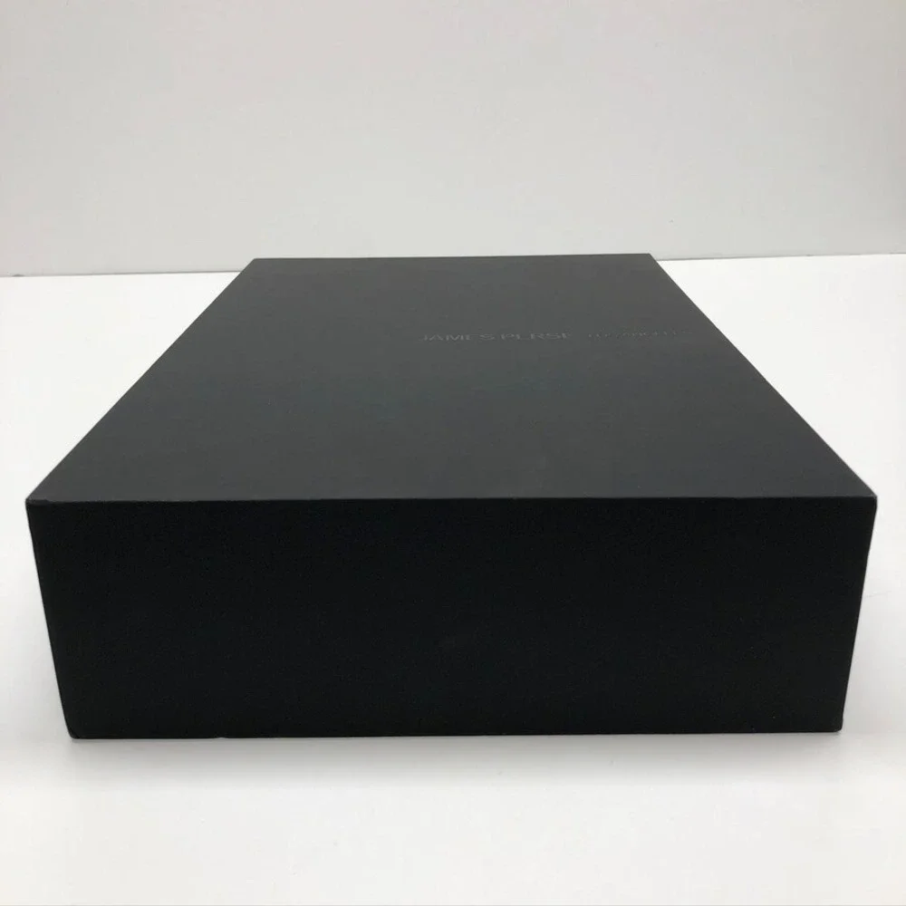 Authentic James Perse Gift‎ Box Black Drawer Style Medium Rectangle 9.5x13.5x3